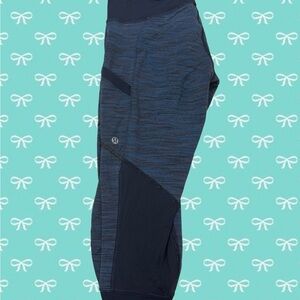 Lululemon Athletica Blue Leggings Performance Stretch